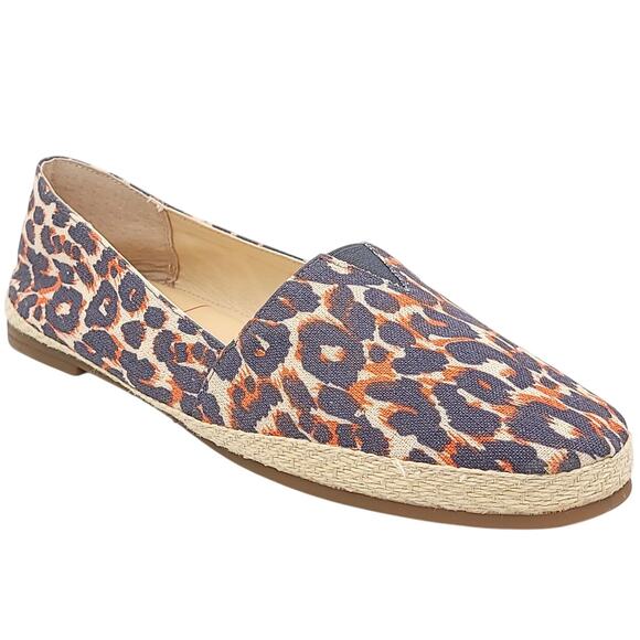 Sole Society Women Xander Slip On Loafers Size US 9.5M Navy Multi Azeeno Leopard - Picture 1 of 5